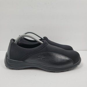 Fly Flot Willow Anti-Shock Women's Slip On Black Clogs US Size 9 EU 40